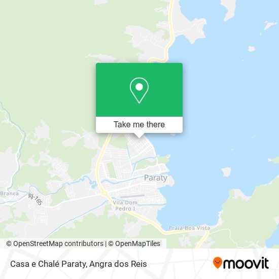 Mapa Casa e Chalé Paraty