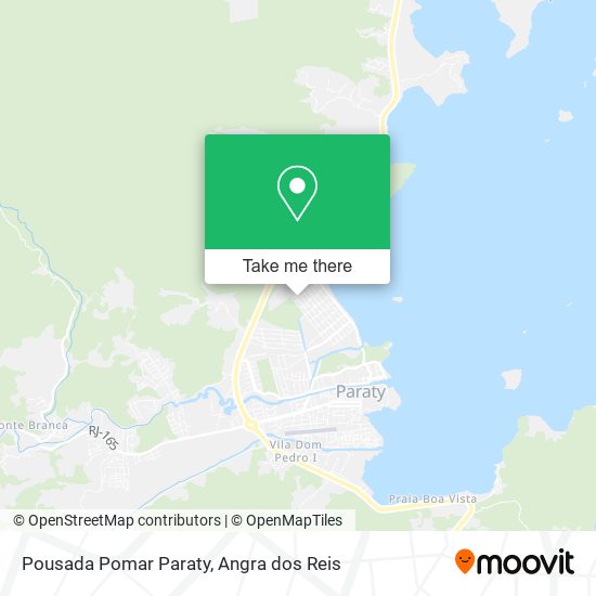 Pousada Pomar Paraty map