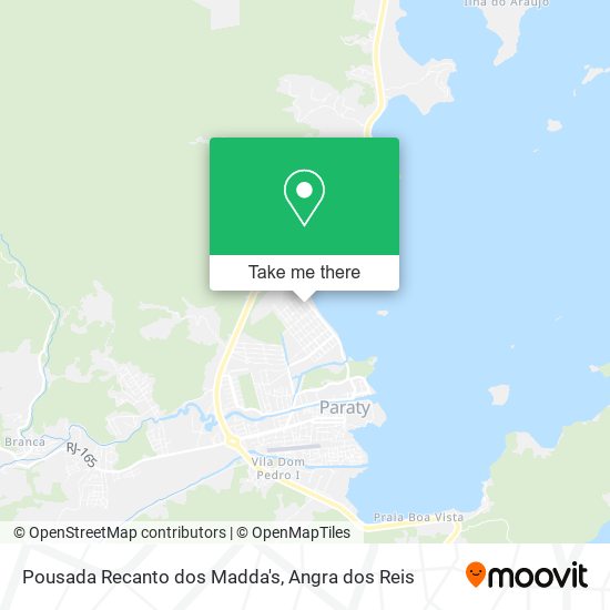 Mapa Pousada Recanto dos Madda's