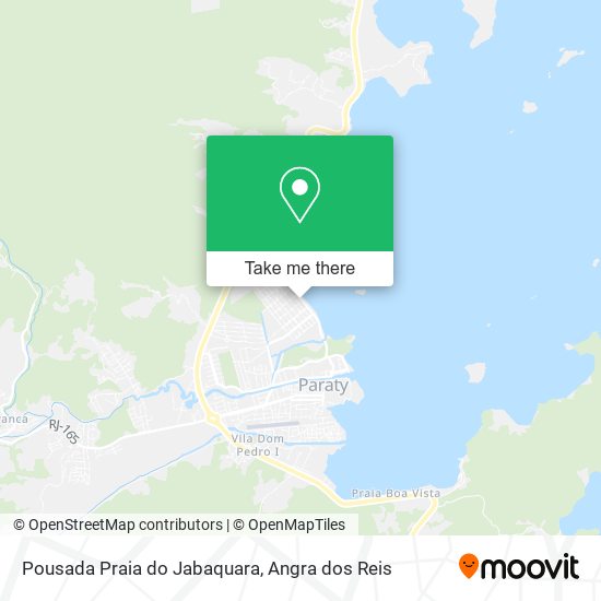 Pousada Praia do Jabaquara map