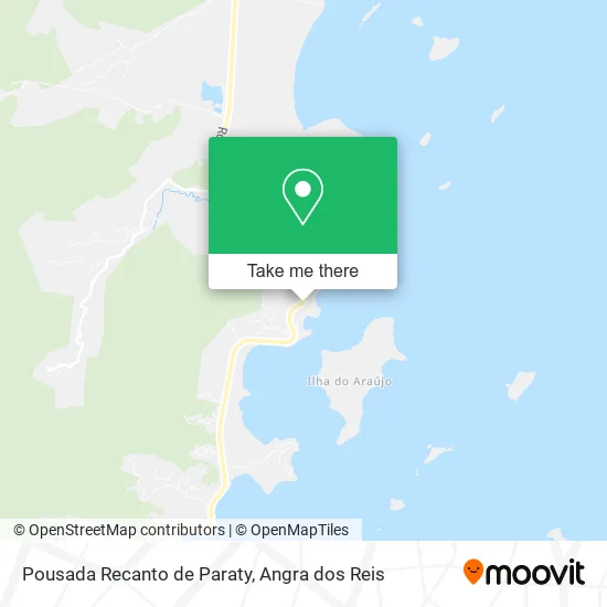 Pousada Recanto de Paraty map