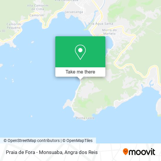 Mapa Praia de Fora - Monsuaba