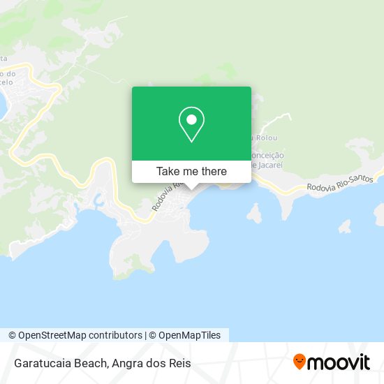 Mapa Garatucaia Beach