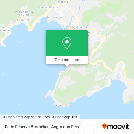 Mapa Rede Reserva Bromélias