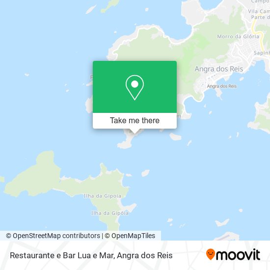 Mapa Restaurante e Bar Lua e Mar
