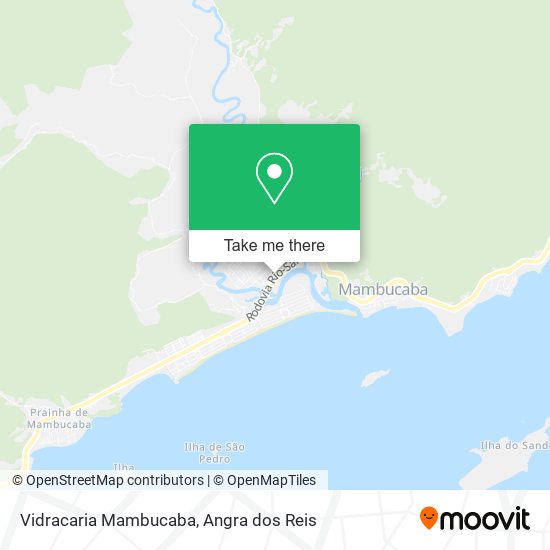 Vidracaria Mambucaba map
