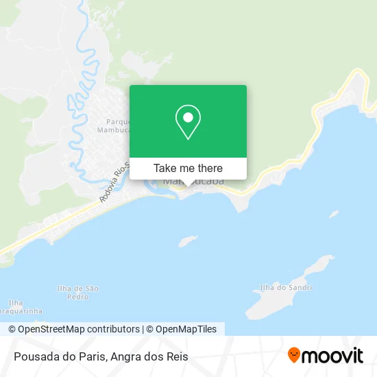 Pousada do Paris map