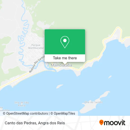 Canto das Pedras map