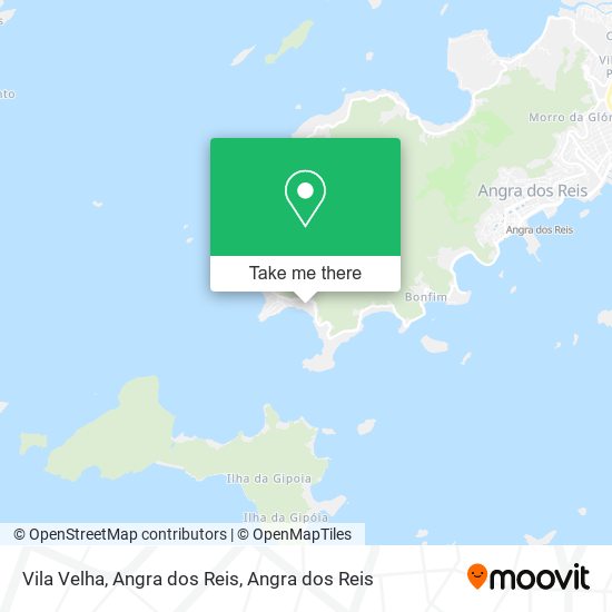 Mapa Vila Velha, Angra dos Reis