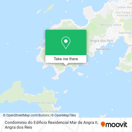 Mapa Condominio do Edificio Residencial Mar de Angra II