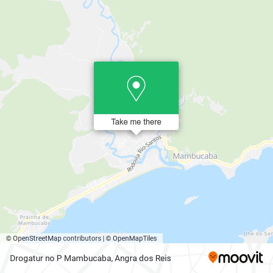 Mapa Drogatur no P Mambucaba