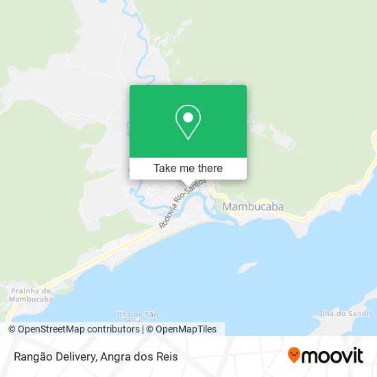 Rangão Delivery map