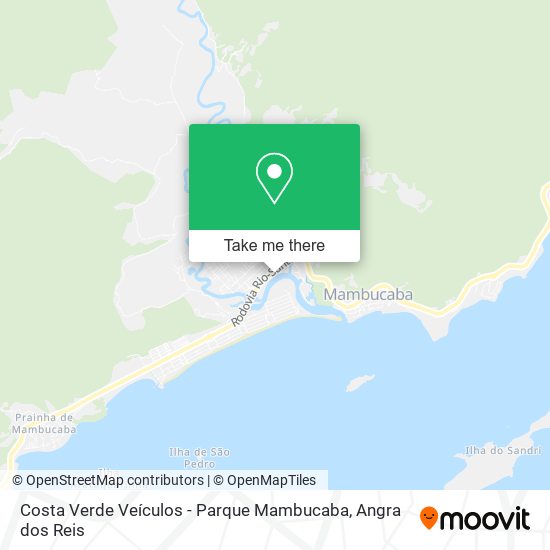 Mapa Costa Verde Veículos - Parque Mambucaba