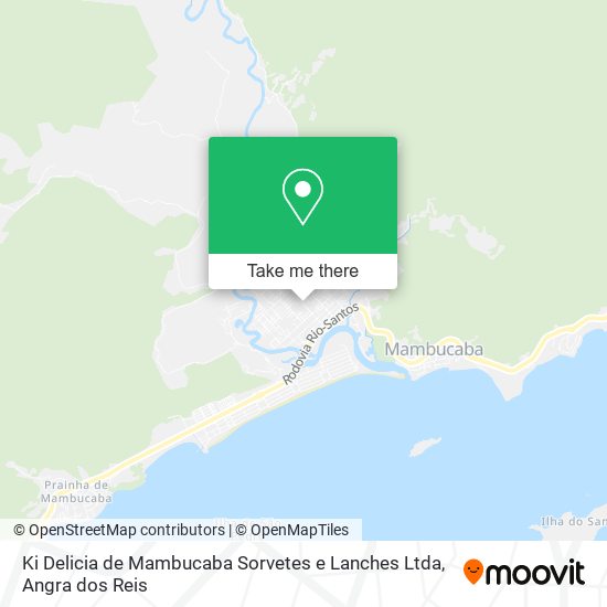 Ki Delicia de Mambucaba Sorvetes e Lanches Ltda map