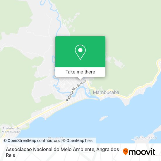 Mapa Associacao Nacional do Meio Ambiente