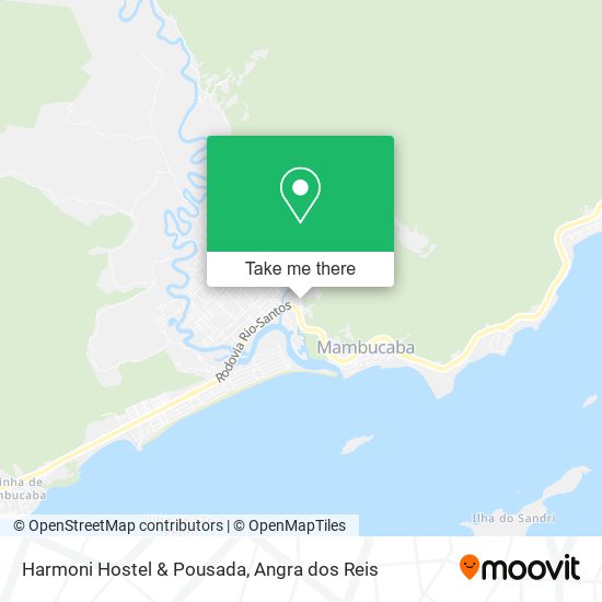 Mapa Harmoni Hostel & Pousada