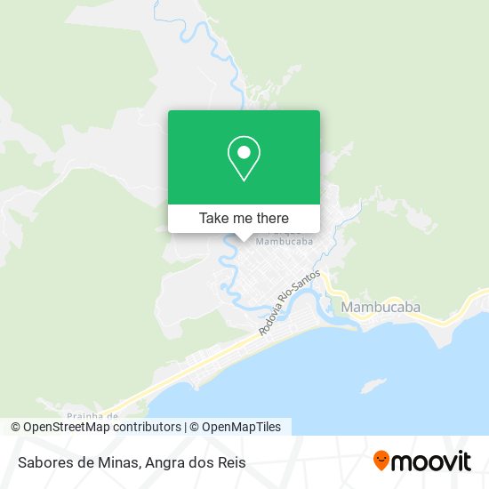 Sabores de Minas map