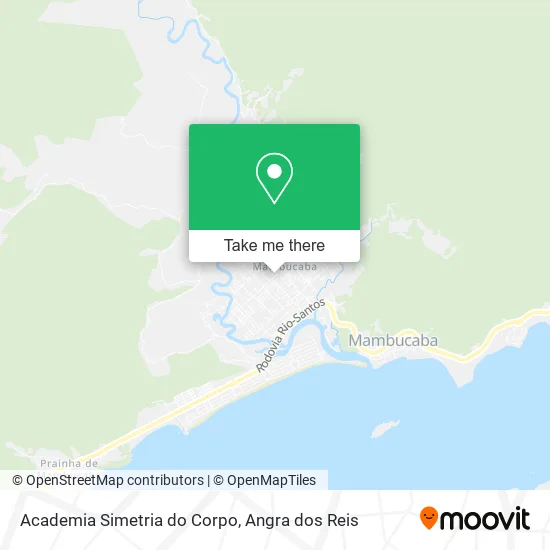 Academia Simetria do Corpo map
