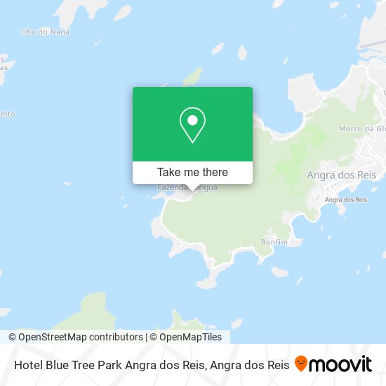 Mapa Hotel Blue Tree Park Angra dos Reis