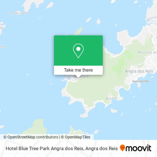 Hotel Blue Tree Park Angra dos Reis map