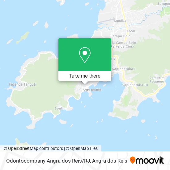 Odontocompany Angra dos Reis / RJ map