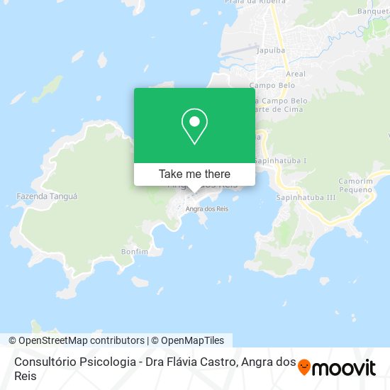 Mapa Consultório Psicologia - Dra Flávia Castro