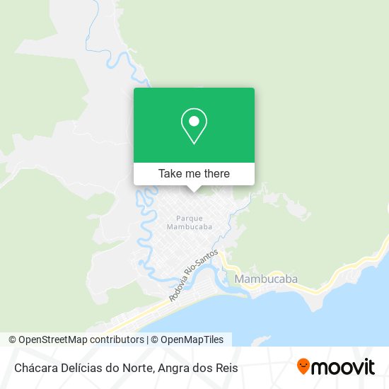 Chácara Delícias do Norte map