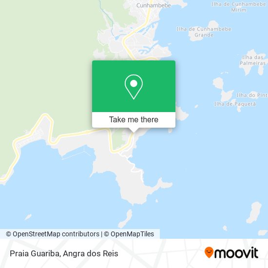 Praia Guariba map