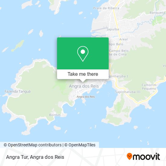 Angra Tur map