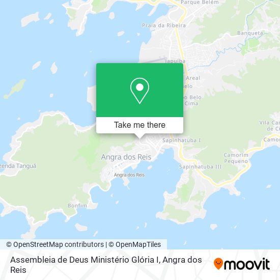 Mapa Assembleia de Deus Ministério Glória I