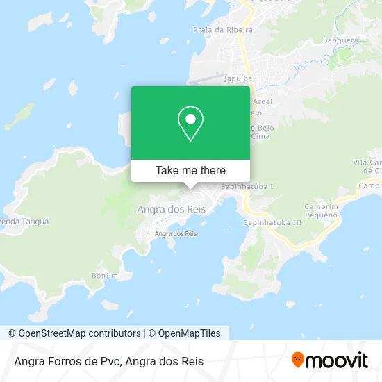 Angra Forros de Pvc map