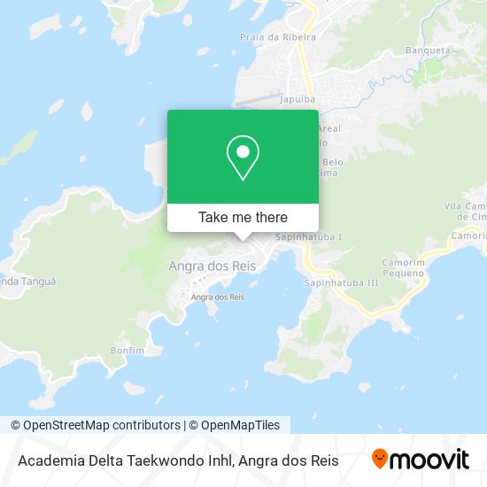 Mapa Academia Delta Taekwondo Inhl