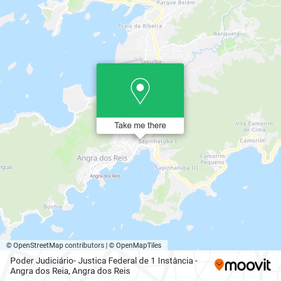 Poder Judiciário- Justica Federal de 1 Instância - Angra dos Reia map