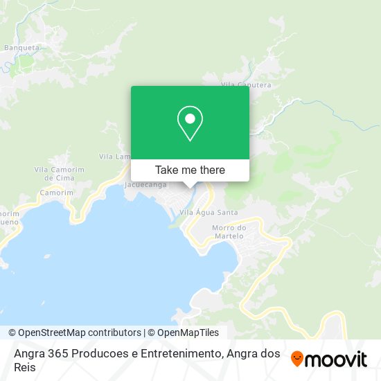 Mapa Angra 365 Producoes e Entretenimento