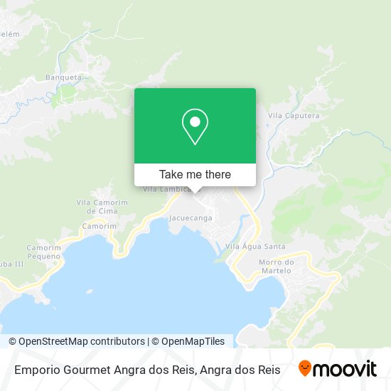 Mapa Emporio Gourmet Angra dos Reis