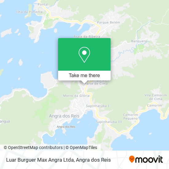 Luar Burguer Max Angra Ltda map