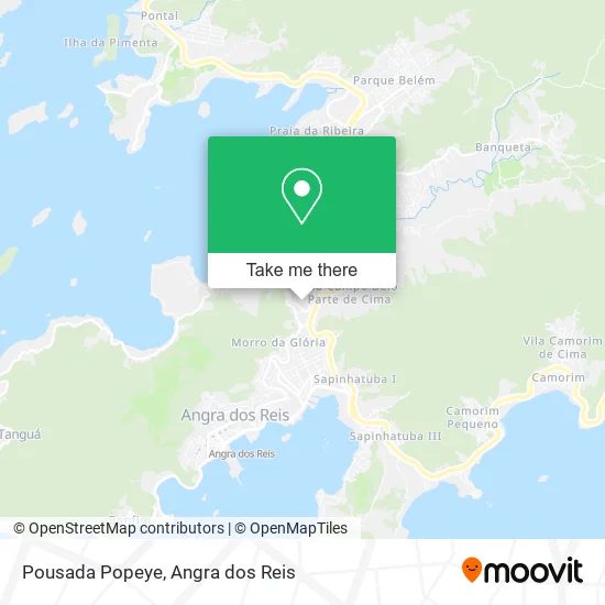 Pousada Popeye map