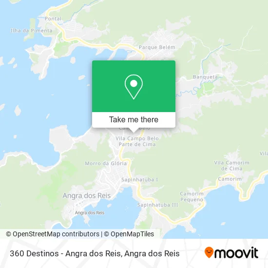 360 Destinos - Angra dos Reis map