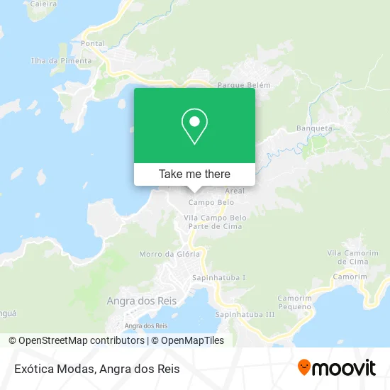 Exótica Modas map