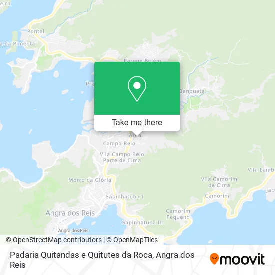 Padaria Quitandas e Quitutes da Roca map