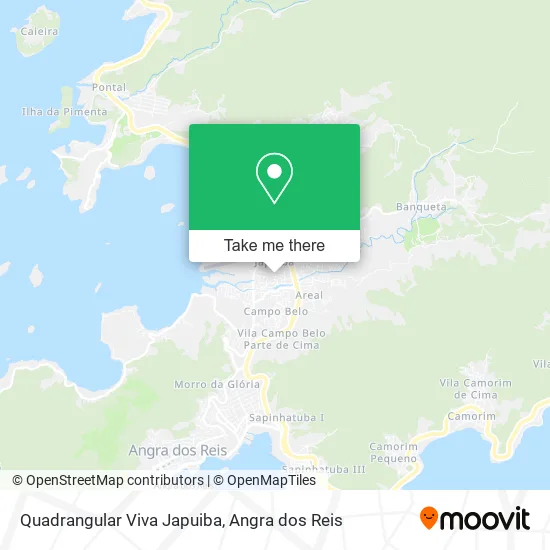 Quadrangular Viva Japuiba map