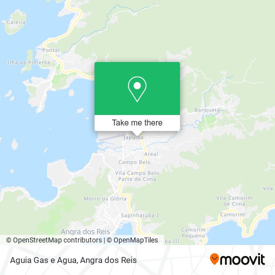 Mapa Aguia Gas e Agua