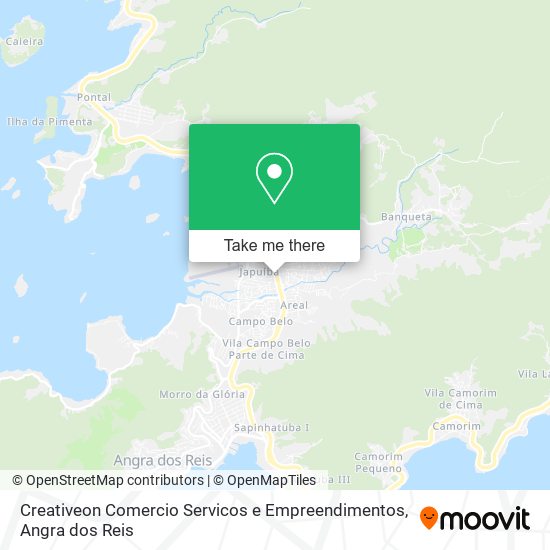 Mapa Creativeon Comercio Servicos e Empreendimentos