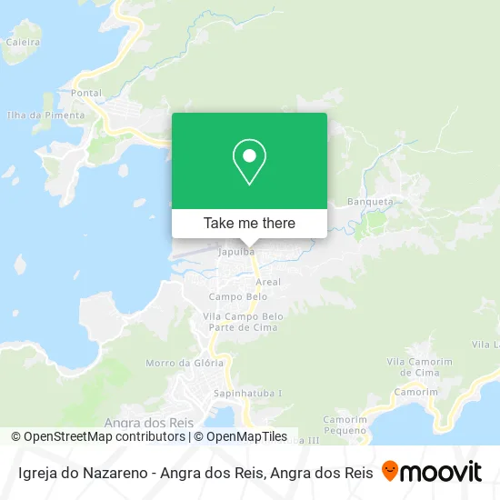 Igreja do Nazareno - Angra dos Reis map