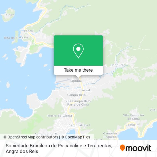 Sociedade Brasileira de Psicanalise e Terapeutas map