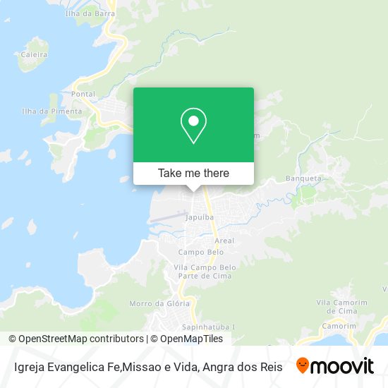 Igreja Evangelica Fe,Missao e Vida map