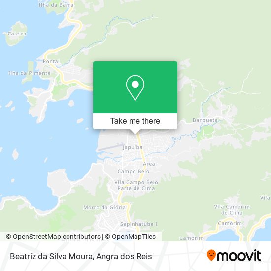 Beatríz da Silva Moura map