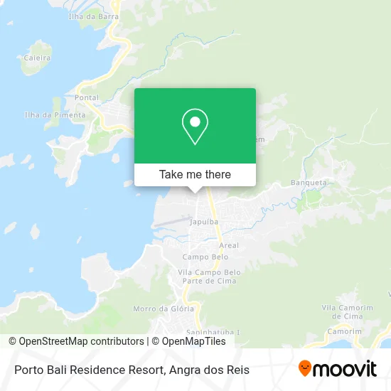 Porto Bali Residence Resort map