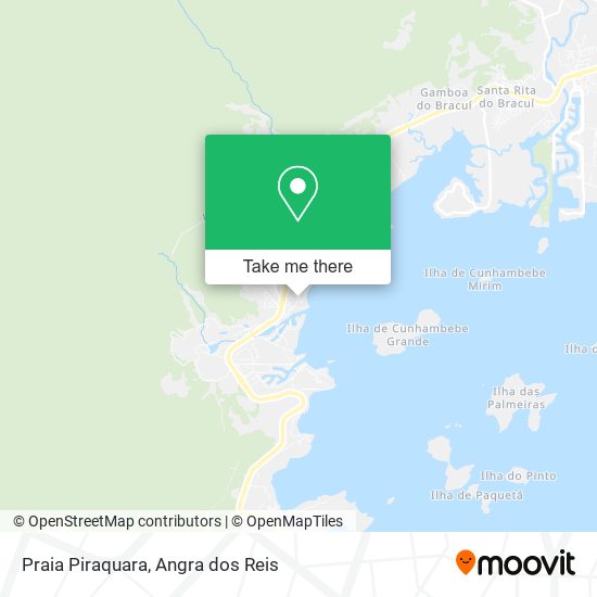 Praia Piraquara map