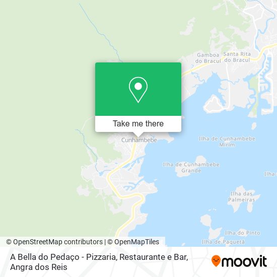 Mapa A Bella do Pedaço - Pizzaria, Restaurante e Bar